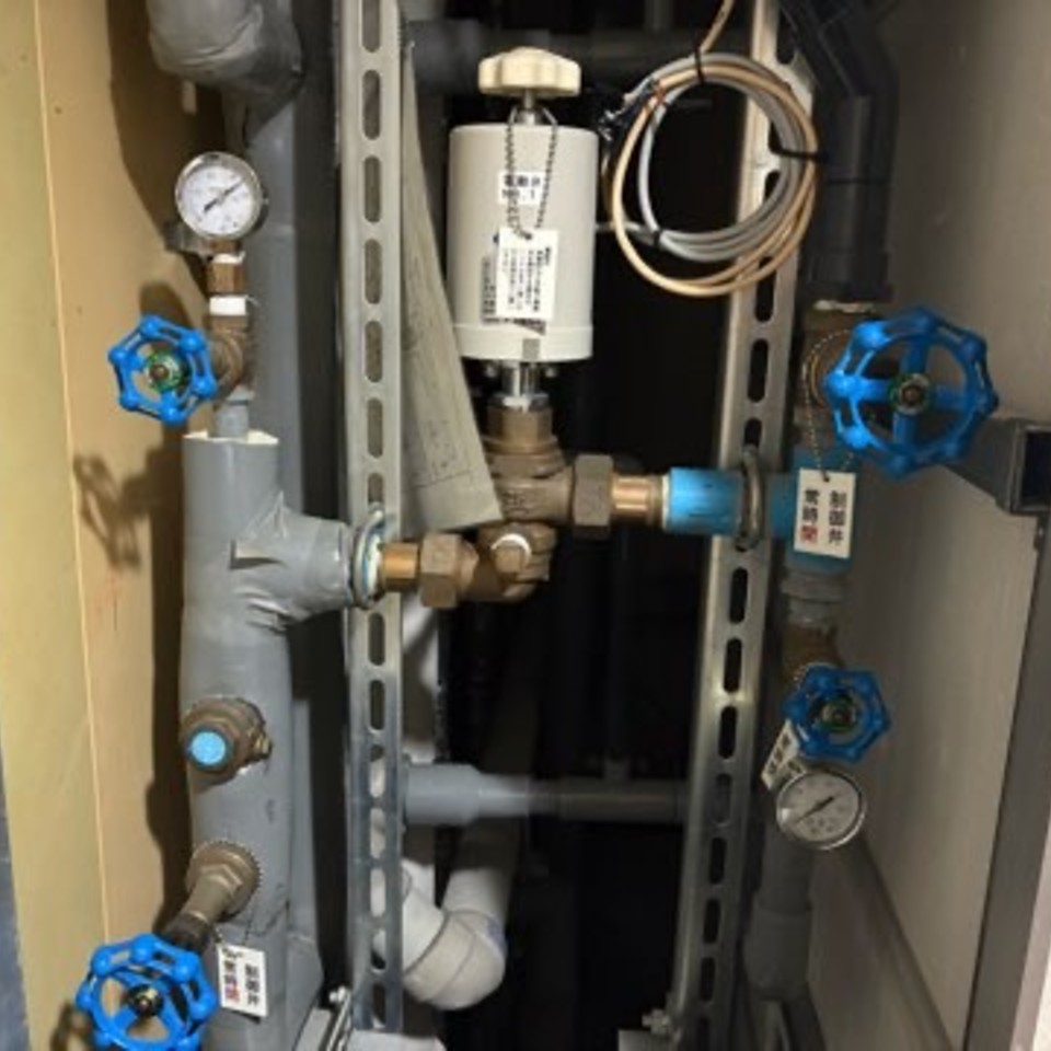 水道直結スプリンクラー設備電磁弁の画像